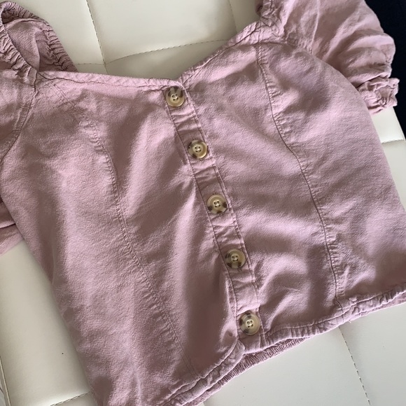 Abercrombie & Fitch Puff Sleeve Blouse - Picture 4 of 8